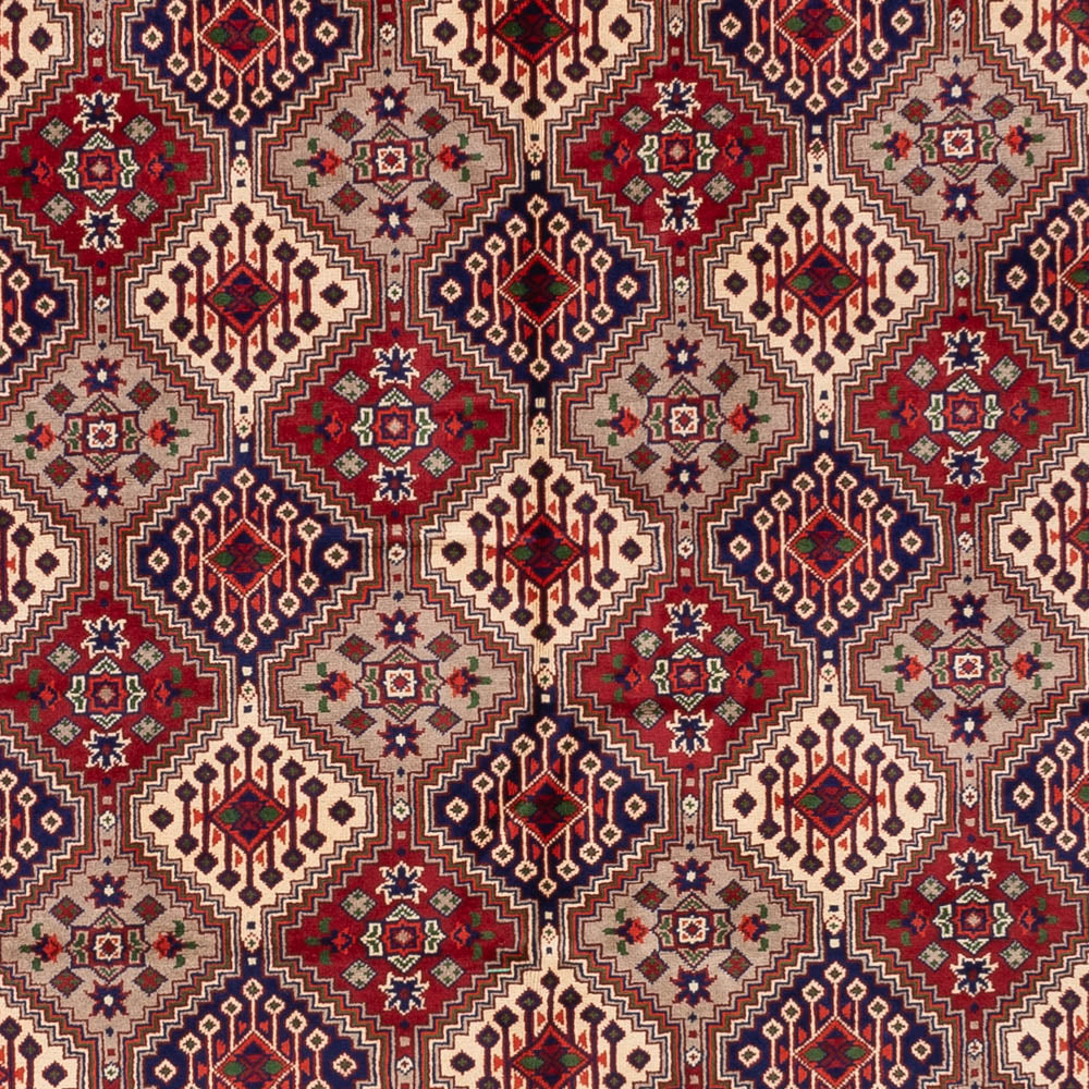 Afghansk matta - 382 x 290 cm - mörk beige