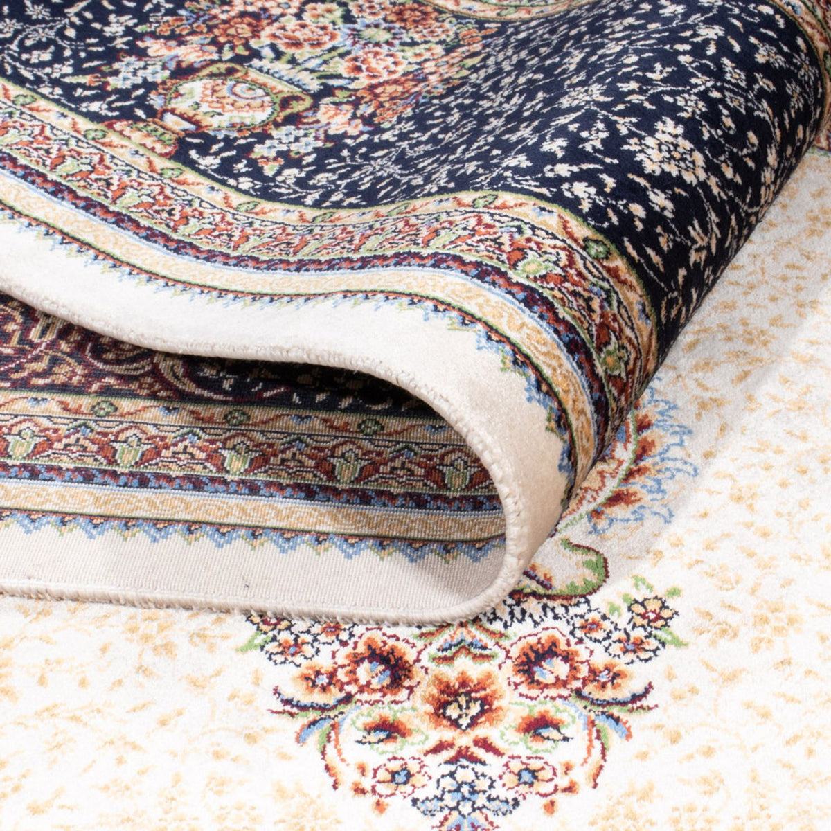 Persisk matta - Ghom - 230 x 148 cm - beige