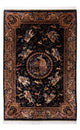 Persisk matta - Ghom - 230 x 150 cm - mörkblå