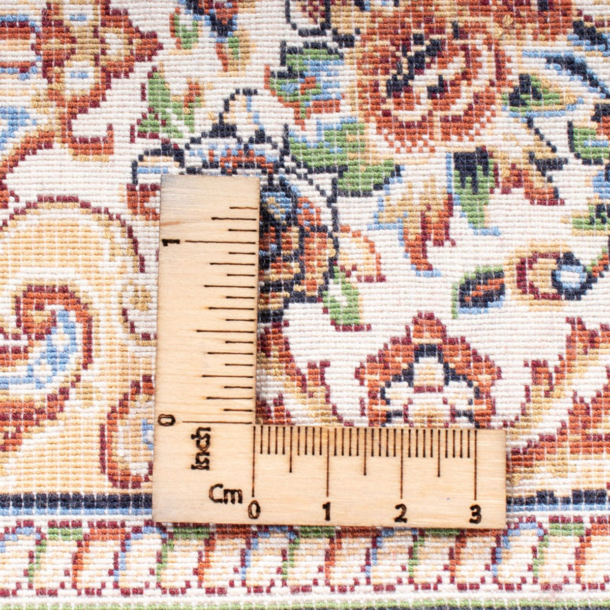 Persisk matta - Ghom - 230 x 150 cm - rött vin