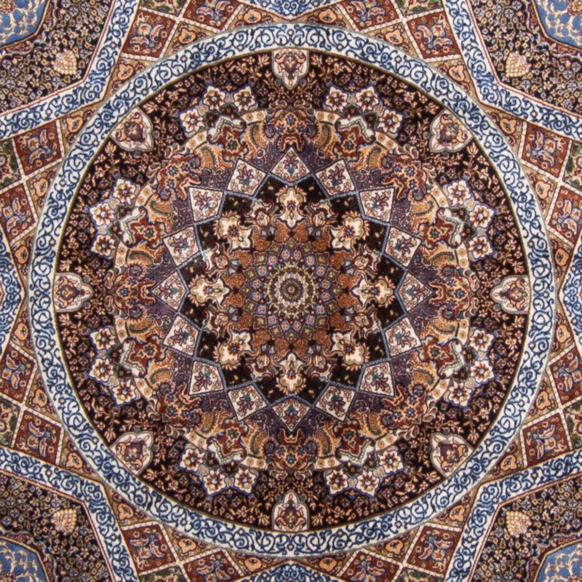 Persisk matta - Ghom - 230 x 150 cm - flerfärgad