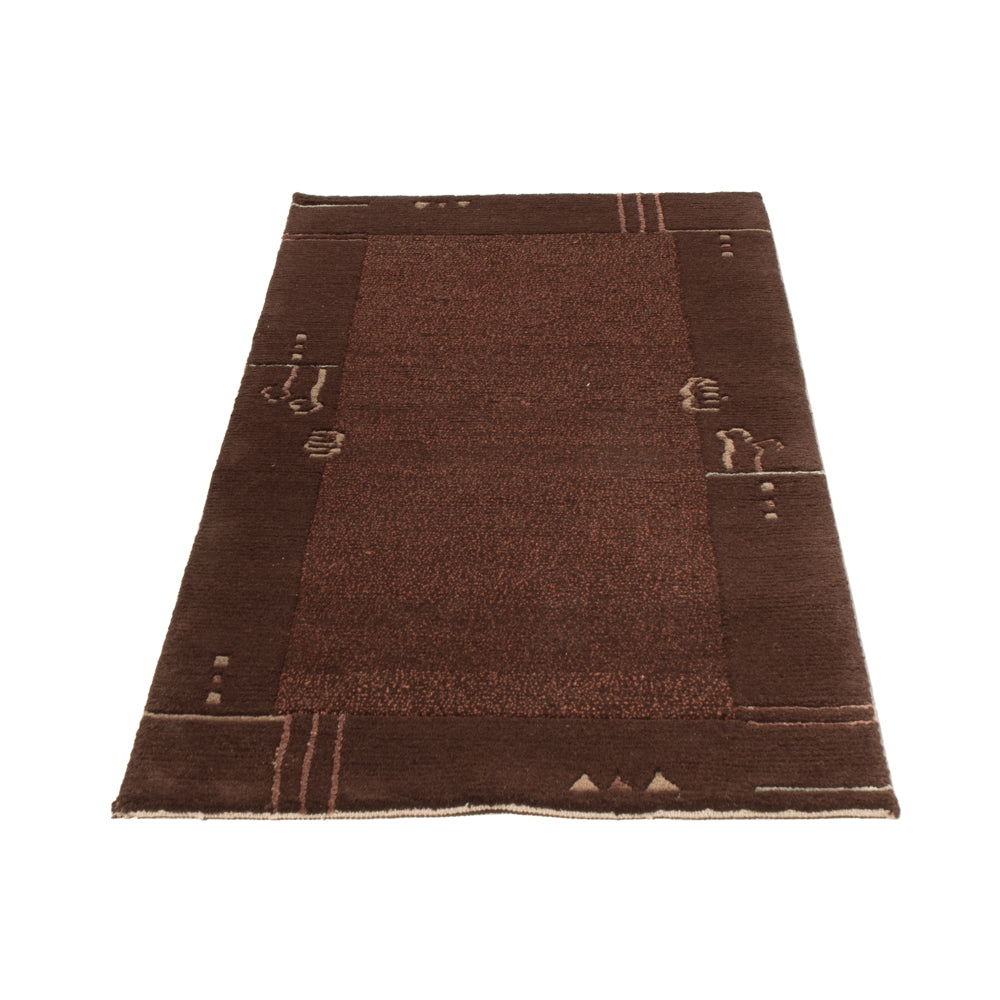 Nepal mattan - 140 x 70 cm - mörk beige
