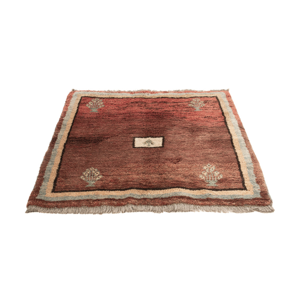 Gabbeh-matta - persisk kvadrat  - 100 x 93 cm - flerfärgad