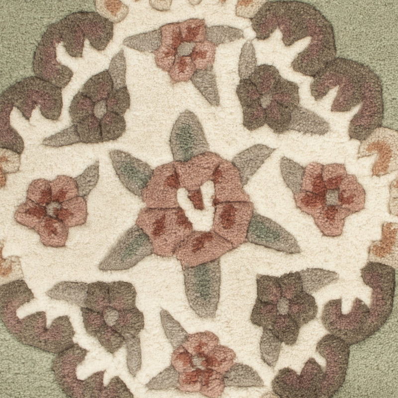 Kina matta runt  - 120 x 120 cm - flerfärgad