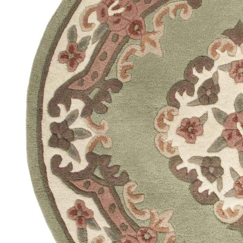 Kina matta runt  - 120 x 120 cm - flerfärgad