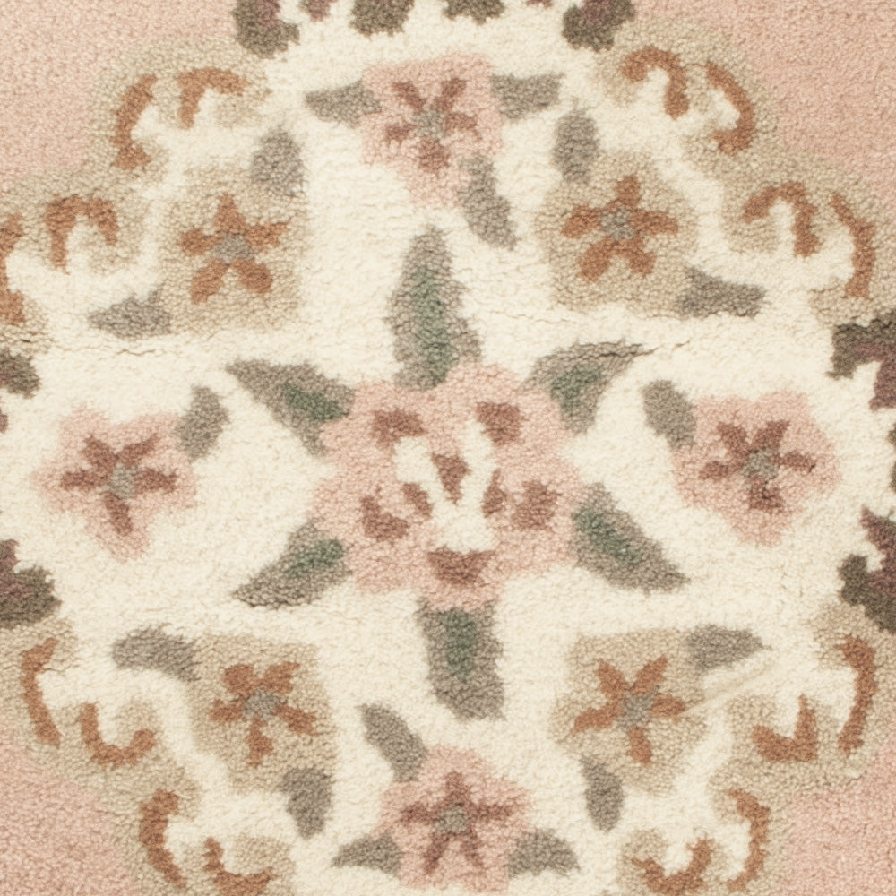 Kina matta runt  - 120 x 120 cm - flerfärgad