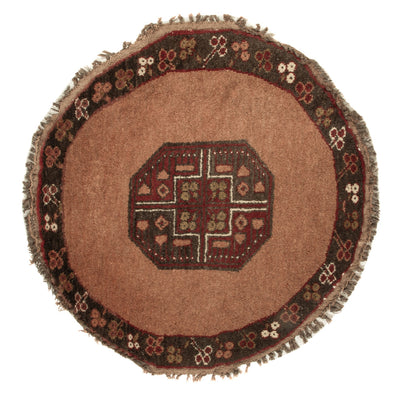 Oriental Carpet runt  - 67 x 67 cm - flerfärgad