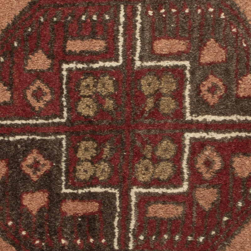 Oriental Carpet runt  - 67 x 67 cm - flerfärgad