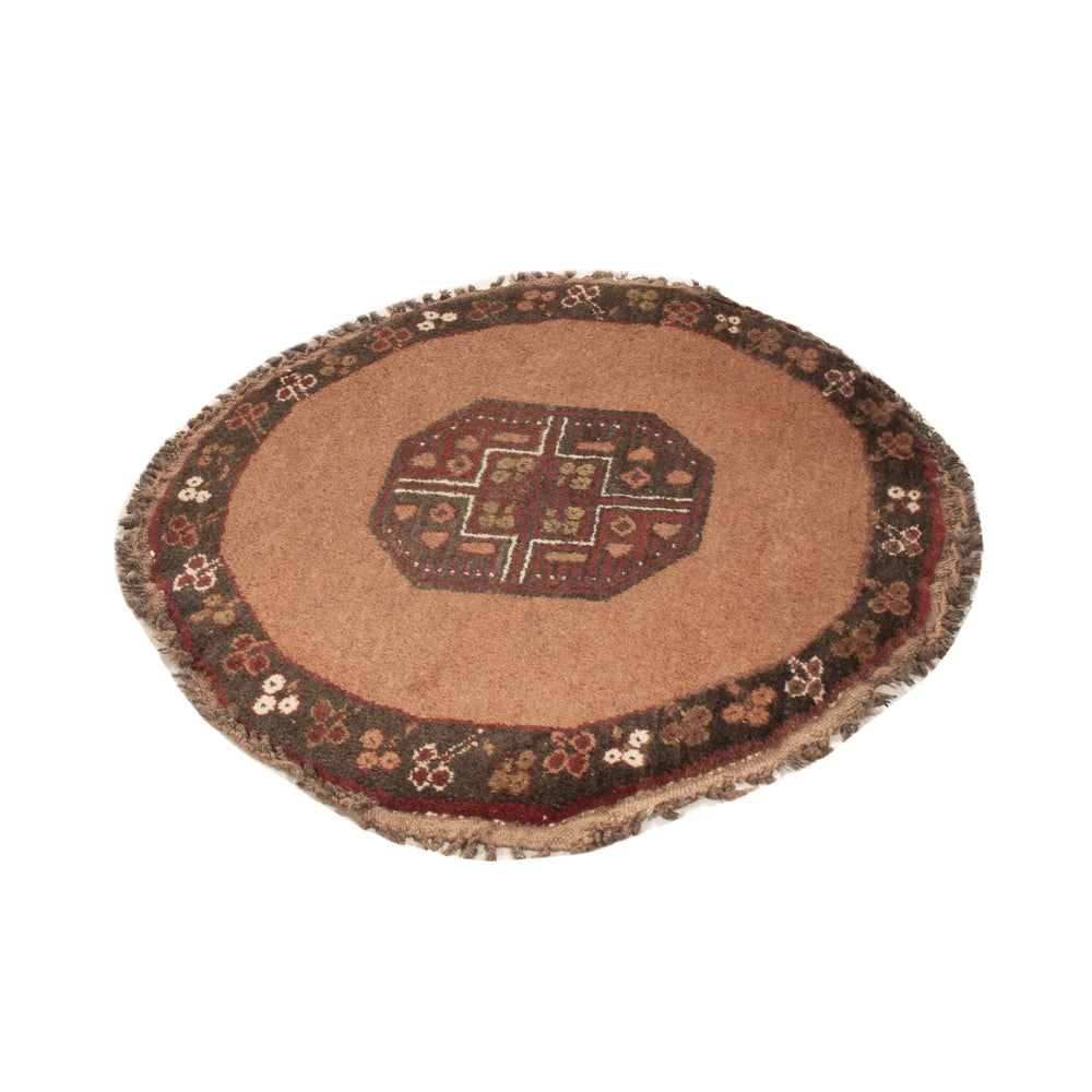 Oriental Carpet runt  - 67 x 67 cm - flerfärgad