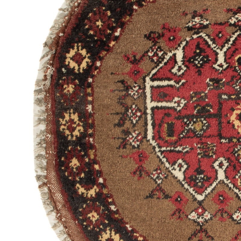 Oriental Carpet runt  - 72 x 72 cm - flerfärgad
