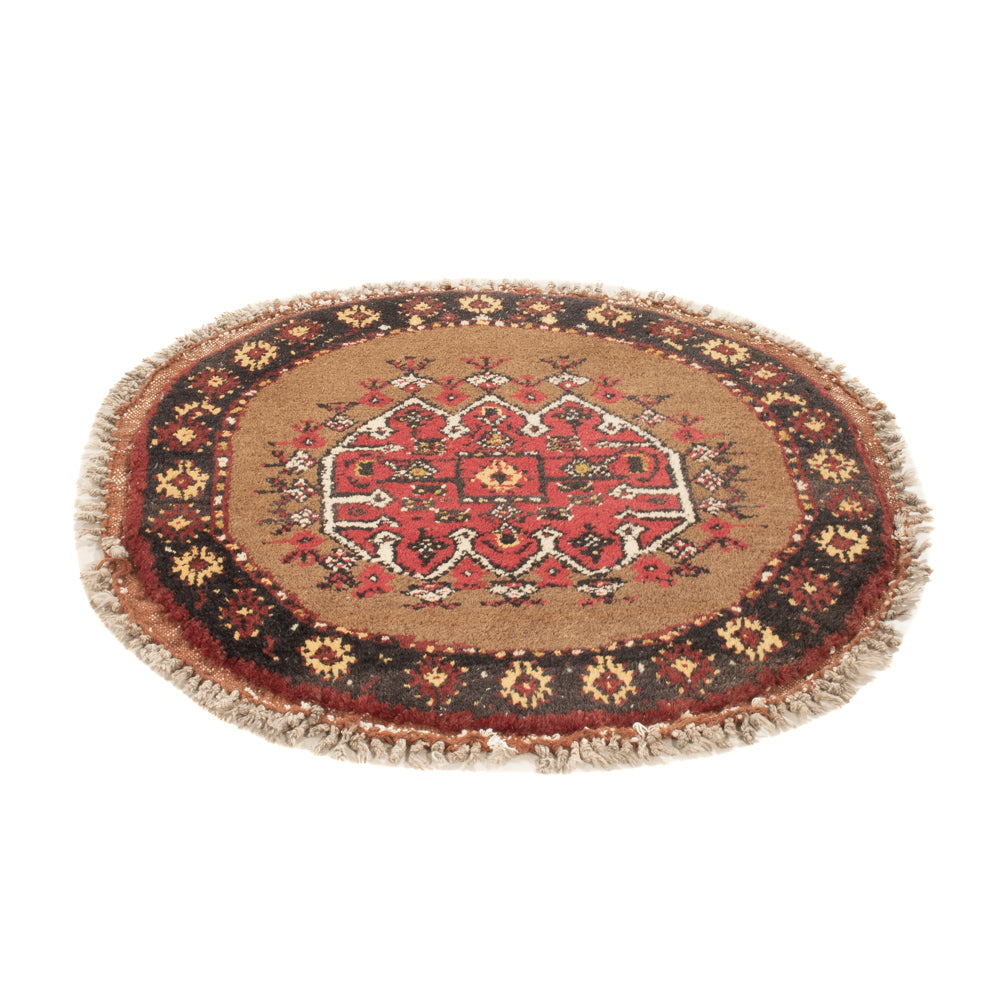 Oriental Carpet runt  - 72 x 72 cm - flerfärgad