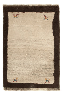 Gabbeh-matta - persisk - 85 x 57 cm - beige