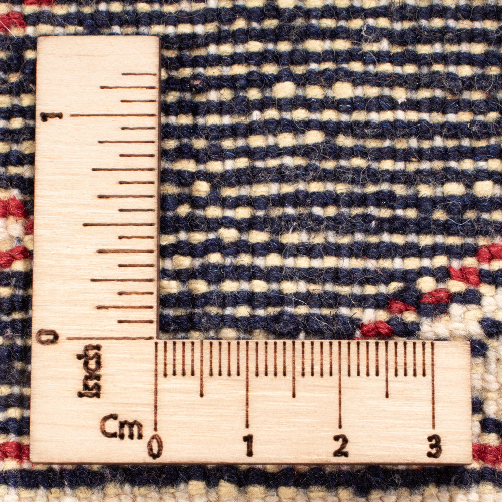 Turkaman-matta - 87 x 64 cm - mörkblå