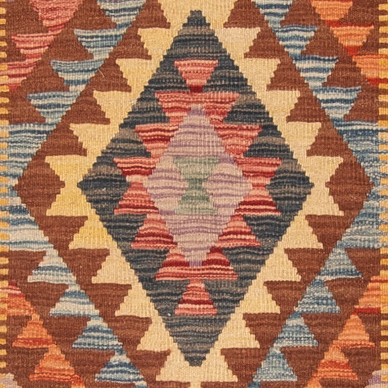 Runner Kelim Carpet - Splash - 196 x 100 cm - flerfärgad