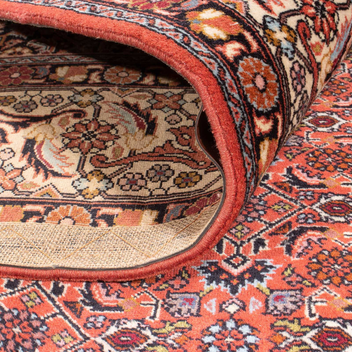 Persisk matta - Bijar - 295 x 195 cm - röd