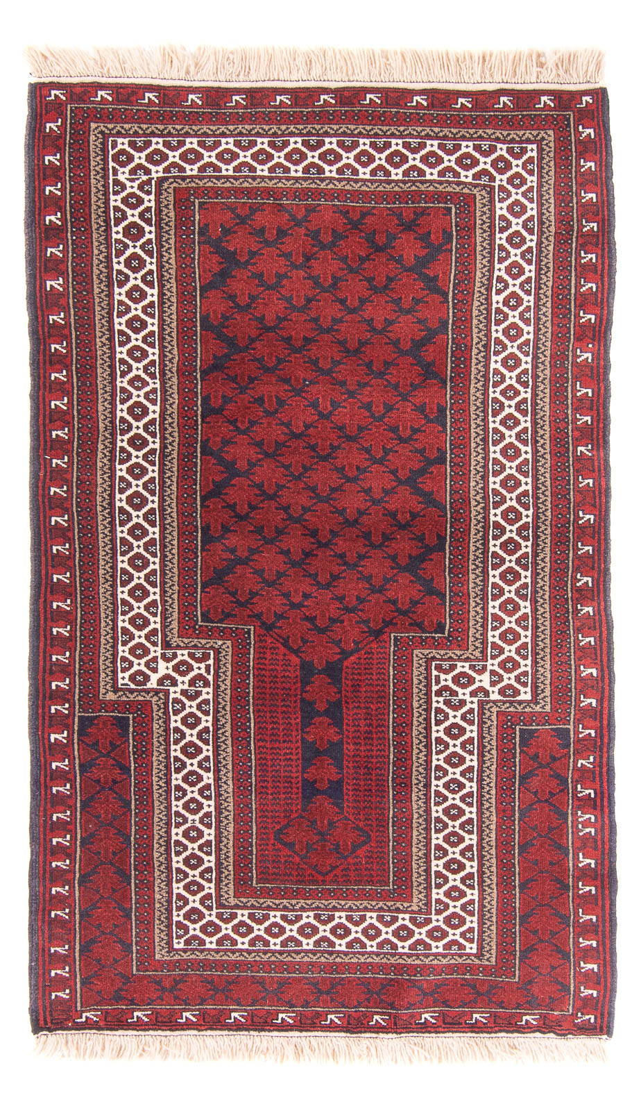 Baluch-matta - Bön matta - 154 x 92 cm - röd