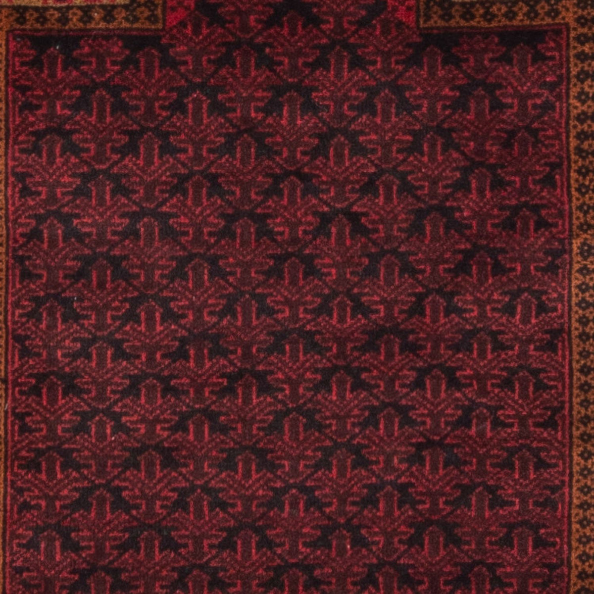 Baluch-matta - Bön matta - 140 x 90 cm - mörkblå