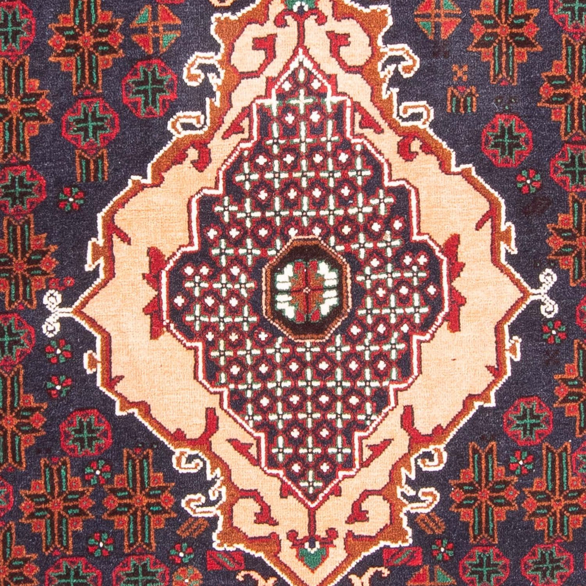 Baluch-matta - 205 x 123 cm - mörkblå