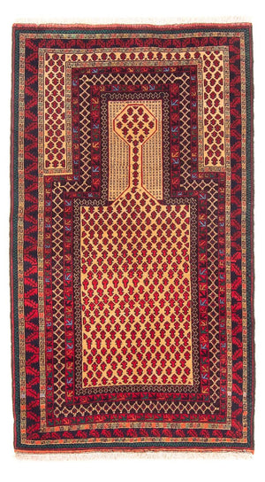 Baluch-matta - Bön matta - 147 x 86 cm - beige