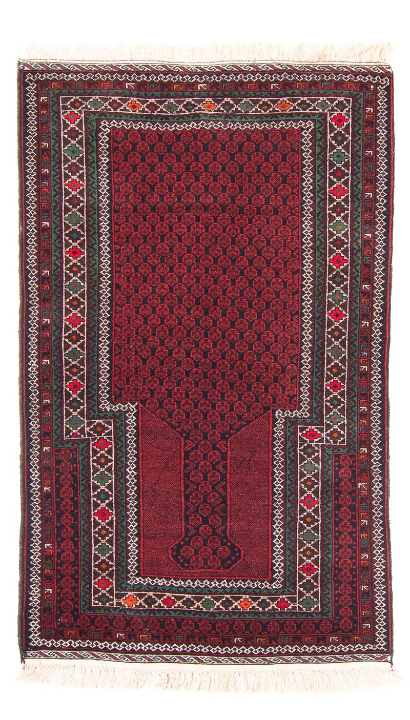 Baluch-matta - Bön matta - 145 x 88 cm - röd