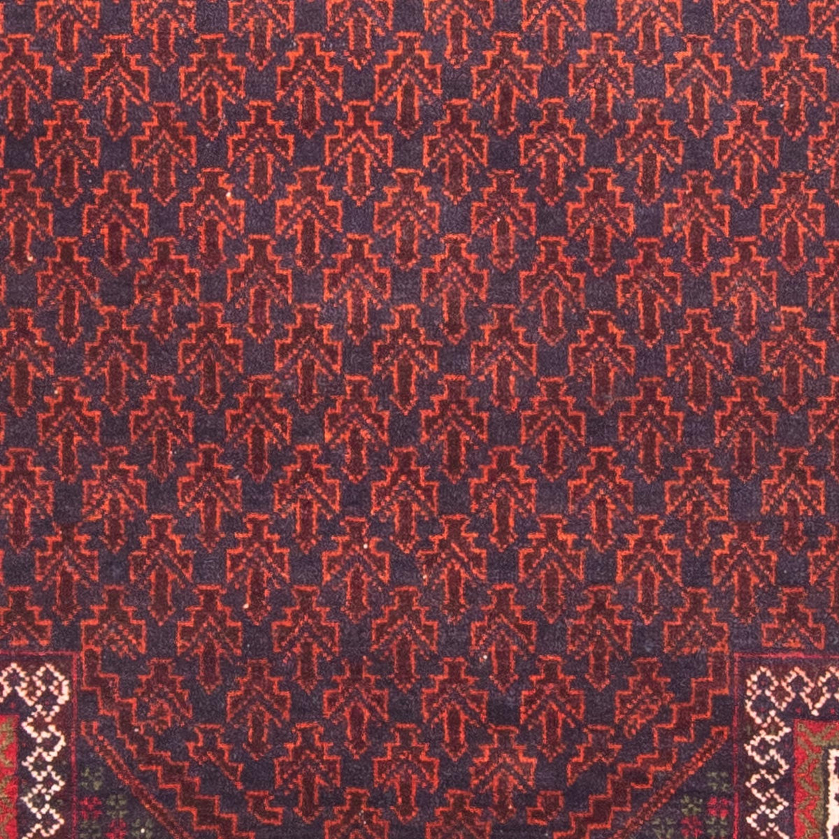 Baluch-matta - Bön matta - 146 x 99 cm - mörkblå