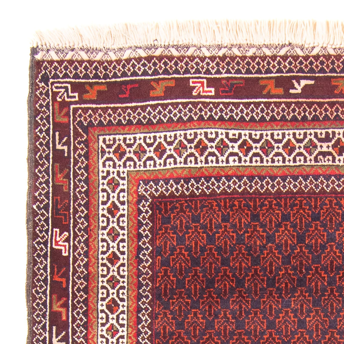 Baluch-matta - Bön matta - 146 x 99 cm - mörkblå