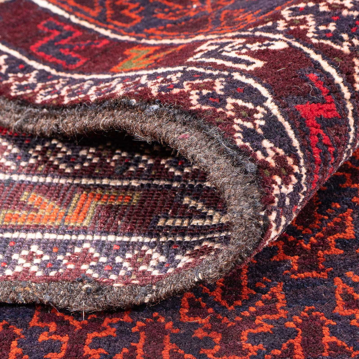 Baluch-matta - Bön matta - 146 x 99 cm - mörkblå