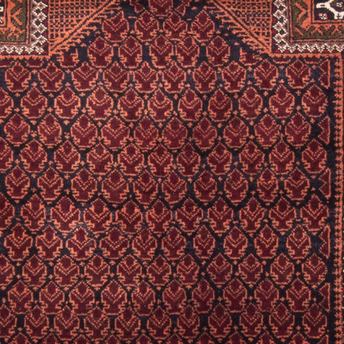 Baluch-matta - Bön matta - 148 x 90 cm - blå