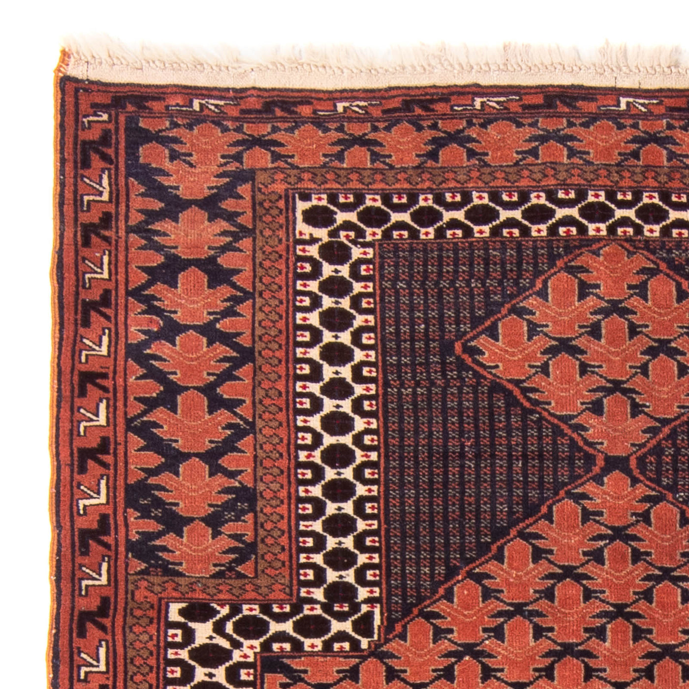 Baluch-matta - Bön matta - 138 x 95 cm - rost