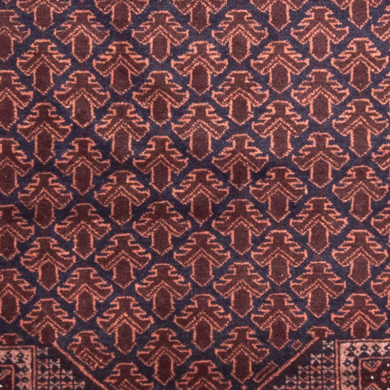 Baluch-matta - Bön matta - 138 x 93 cm - mörkblå