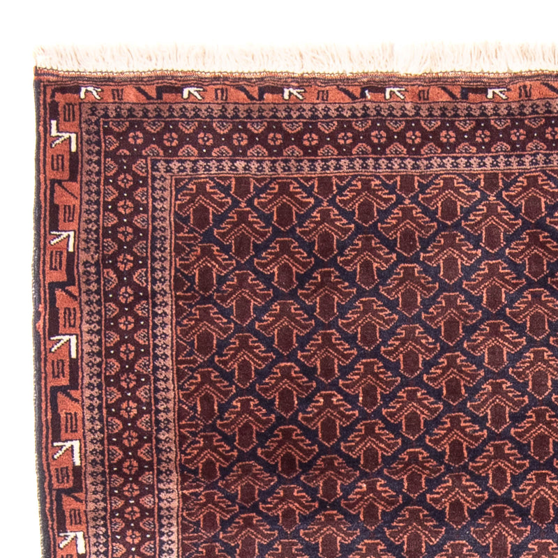 Baluch-matta - Bön matta - 138 x 93 cm - mörkblå