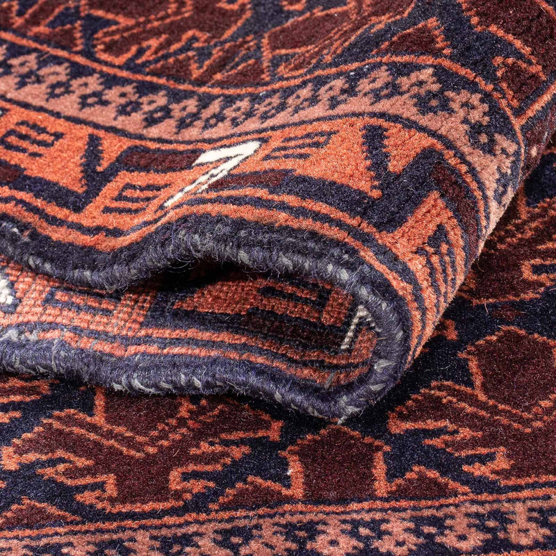 Baluch-matta - Bön matta - 138 x 93 cm - mörkblå