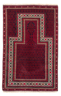Baluch-matta - Bön matta - 142 x 89 cm - blå