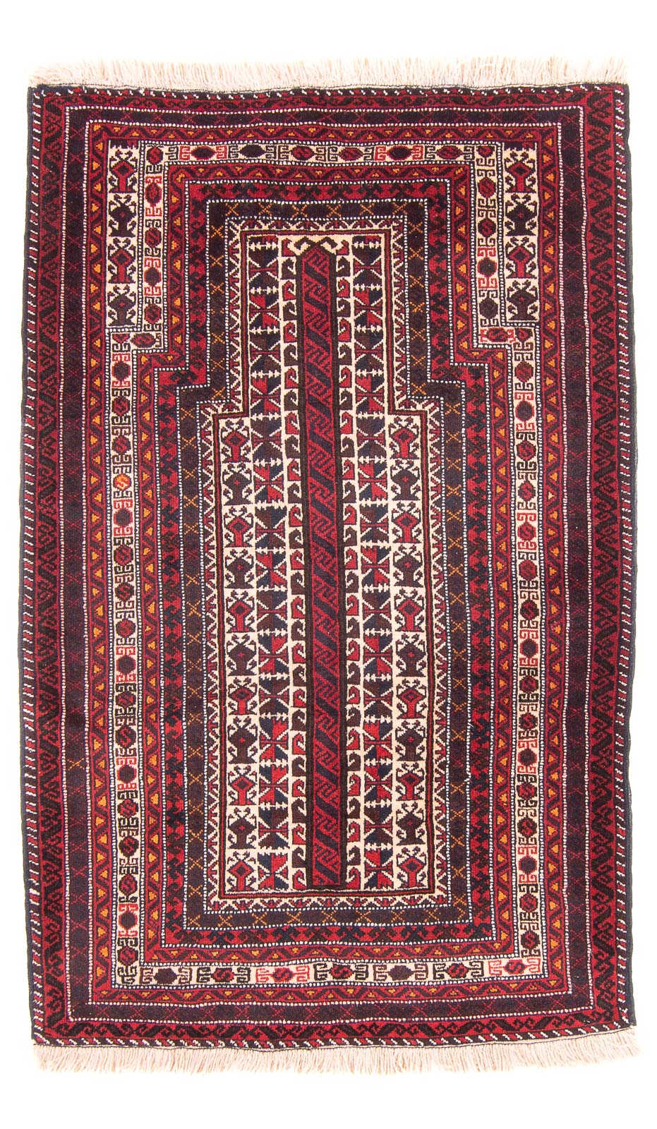 Baluch-matta - Bön matta - 150 x 102 cm - beige