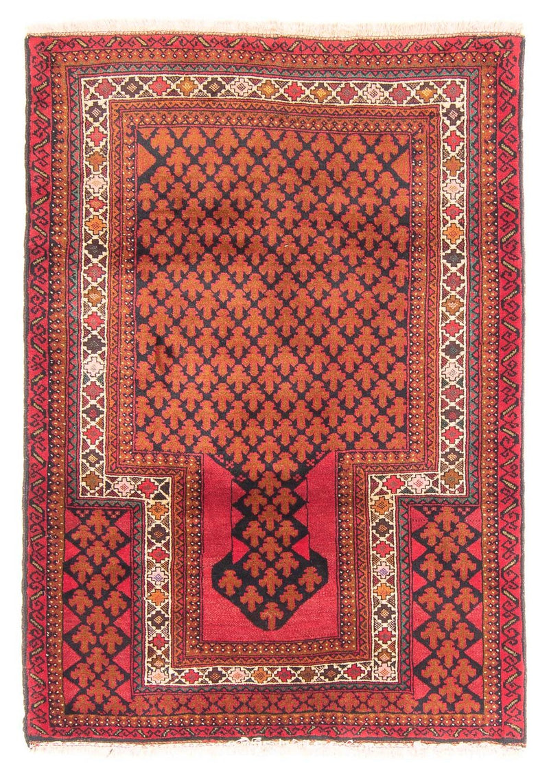 Baluch-matta - Bön matta - 131 x 96 cm - röd