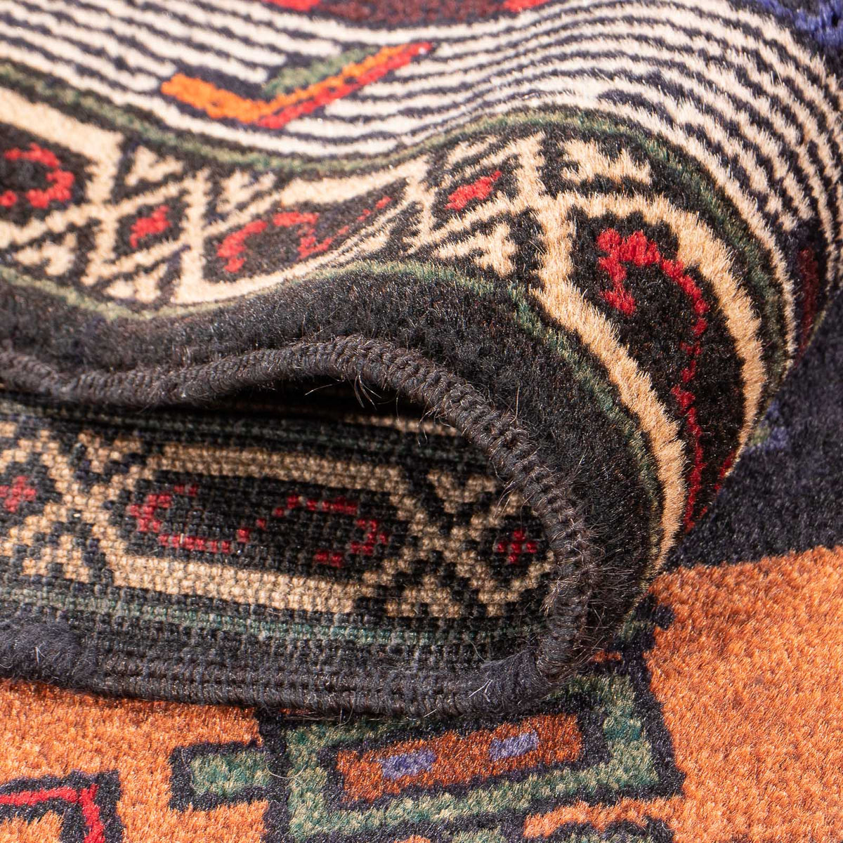 Baluch-matta - Bön matta - 120 x 85 cm - mörkblå