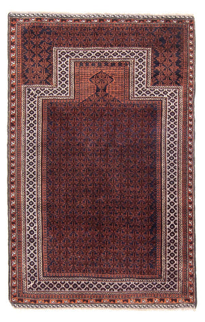 Baluch-matta - Bön matta - 146 x 96 cm - mörkblå