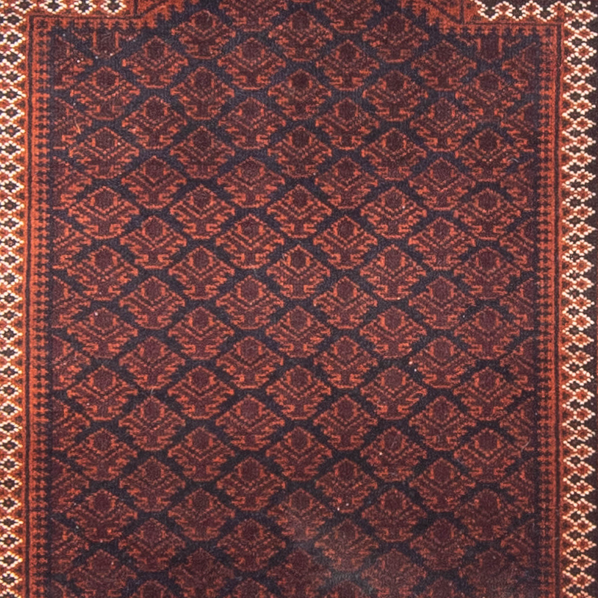 Baluch-matta - Bön matta - 130 x 86 cm - mörkblå