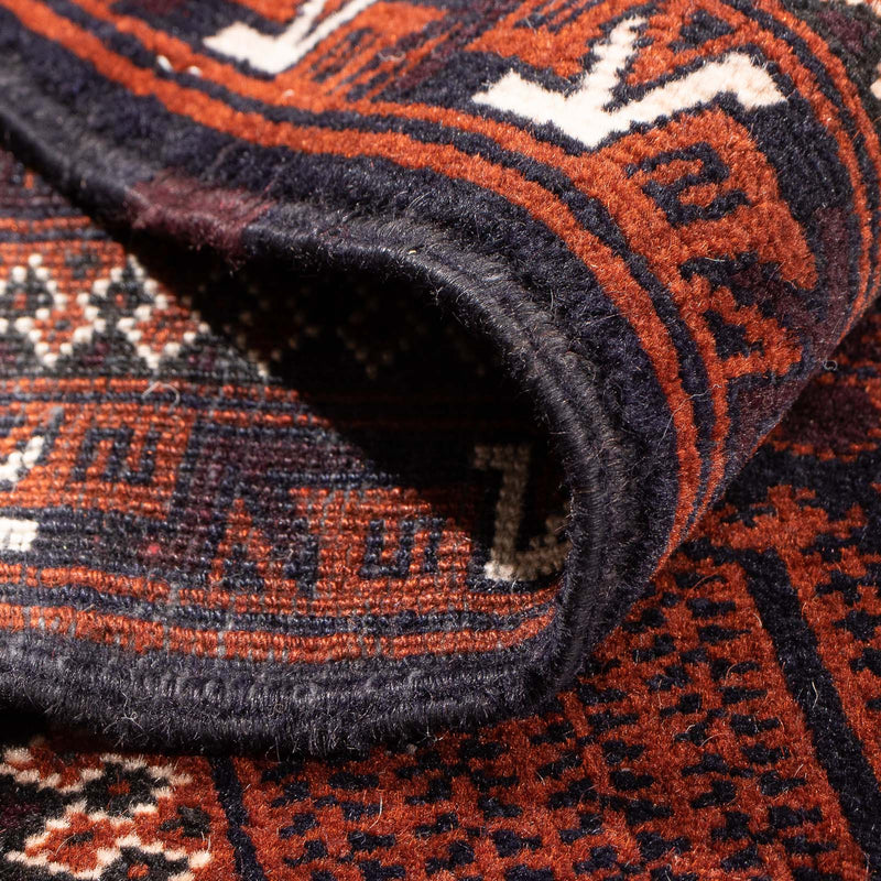 Baluch-matta - Bön matta - 130 x 86 cm - mörkblå