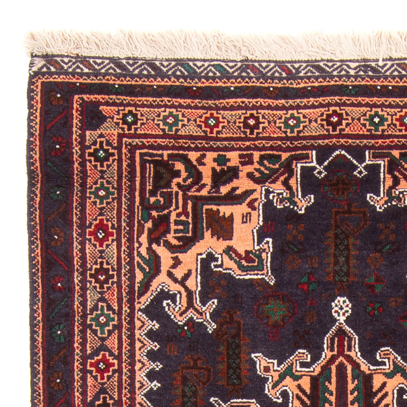 Baluch-matta - 150 x 89 cm - mörkblå