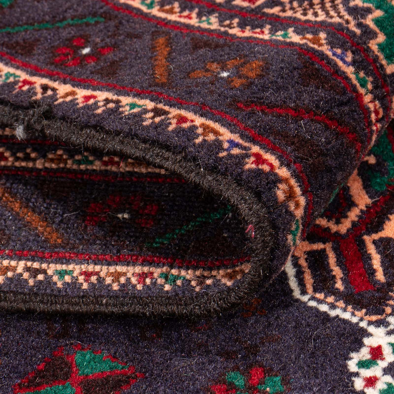 Baluch-matta - 150 x 89 cm - mörkblå