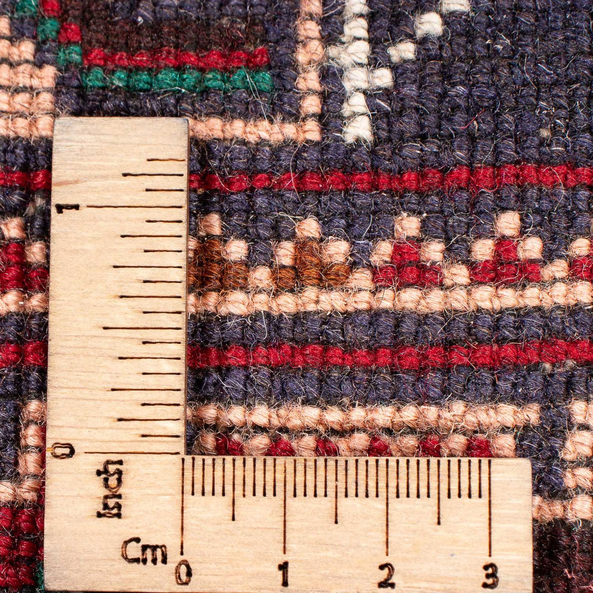 Baluch-matta - 150 x 89 cm - mörkblå