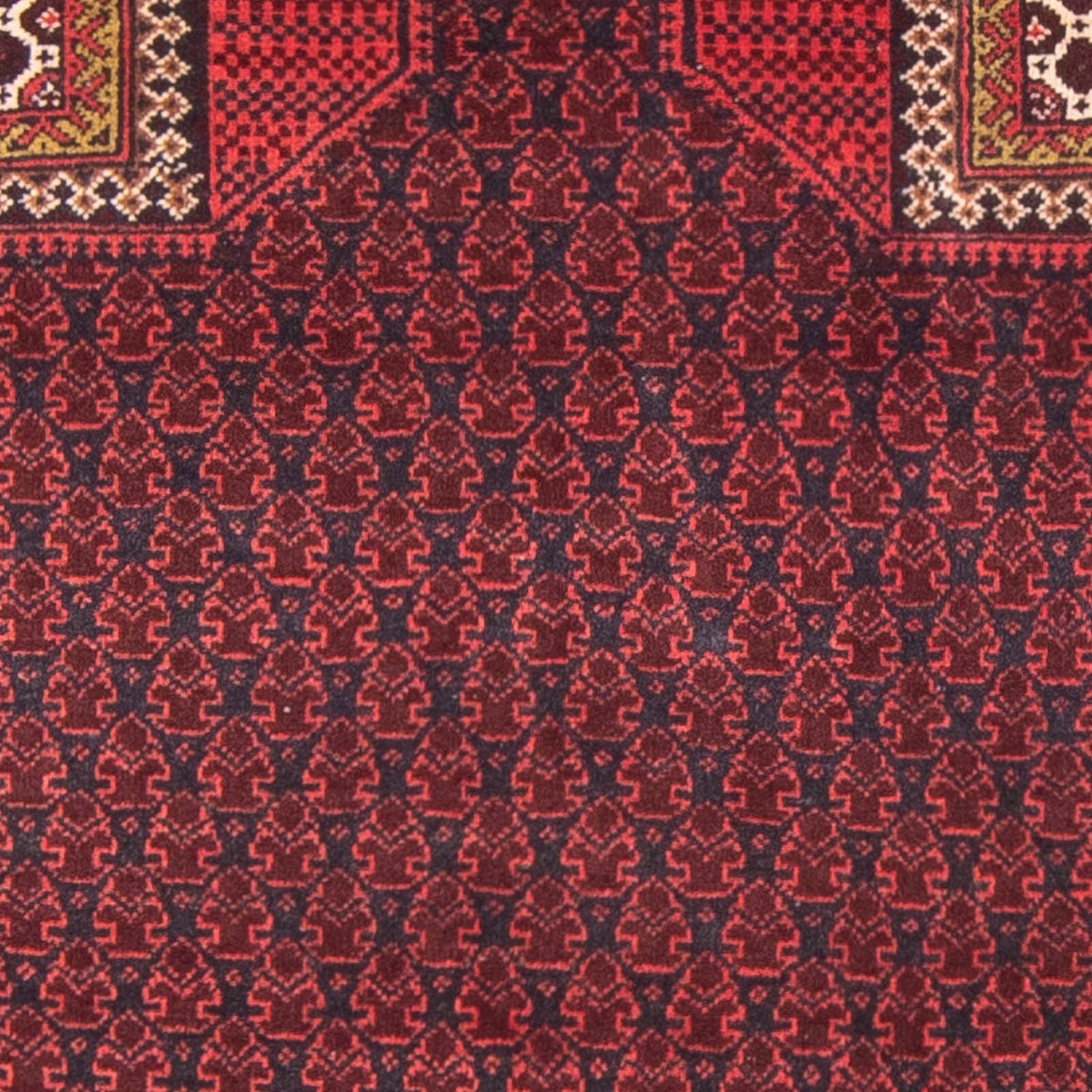 Baluch-matta - Bön matta - 140 x 91 cm - mörkblå