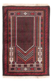 Baluch-matta - Bön matta - 130 x 86 cm - mörkblå
