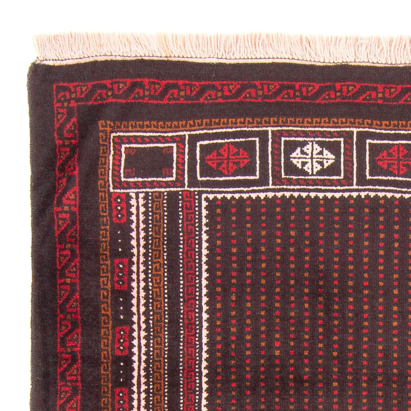 Baluch-matta - Bön matta - 130 x 86 cm - mörkblå