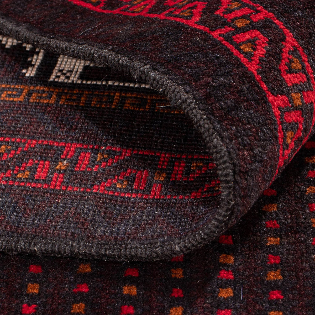 Baluch-matta - Bön matta - 130 x 86 cm - mörkblå