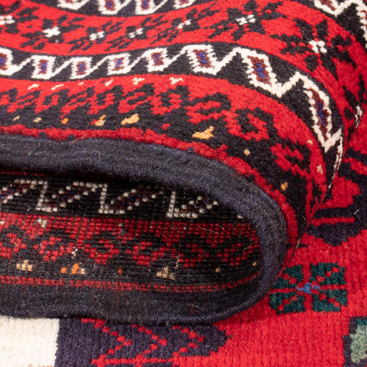 Baluch-matta - 145 x 92 cm - röd