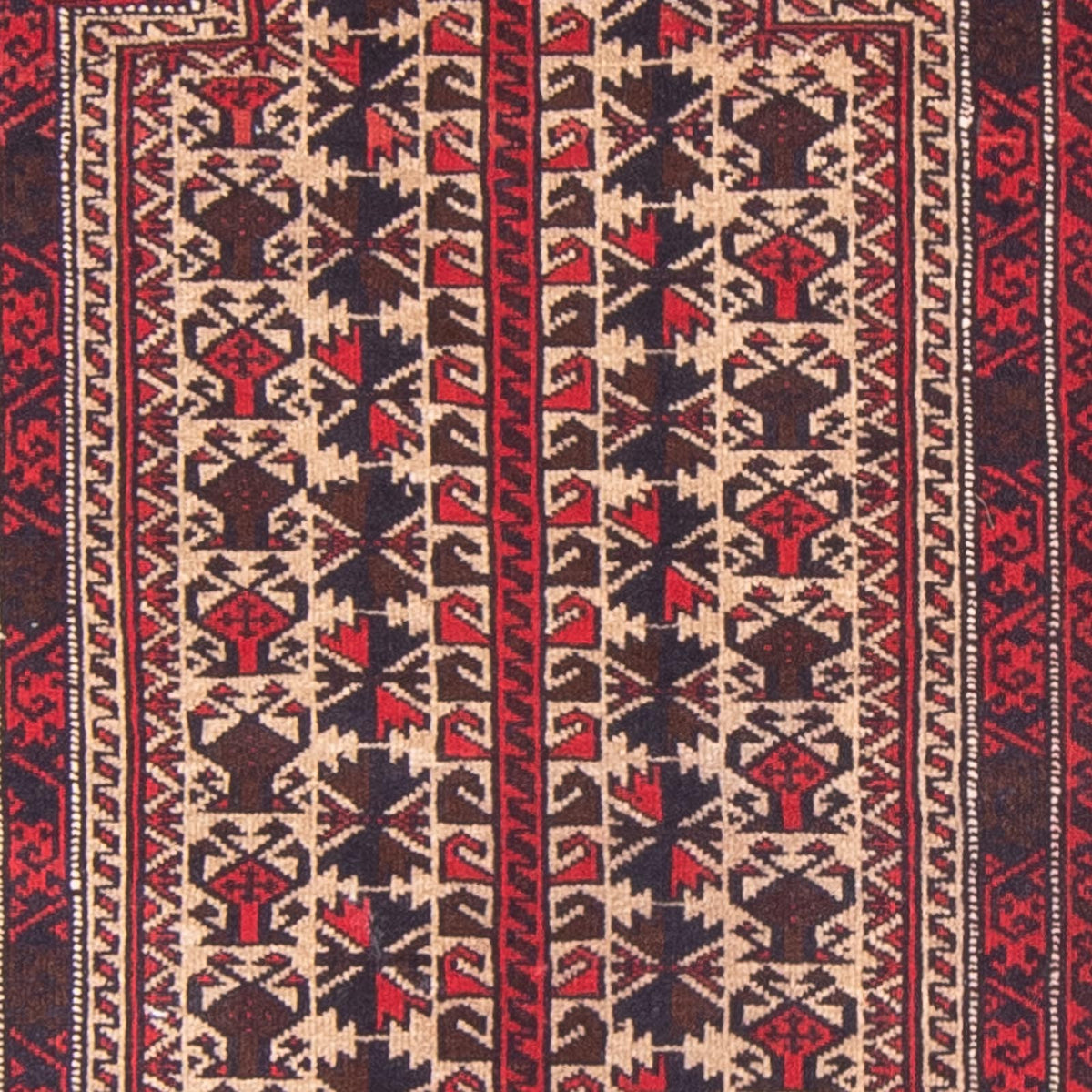 Baluch-matta - Bön matta - 135 x 90 cm - beige