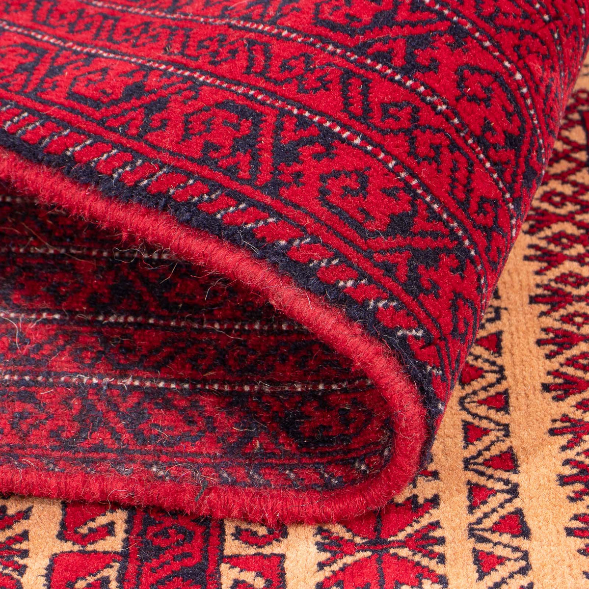 Baluch-matta - Bön matta - 148 x 97 cm - guld