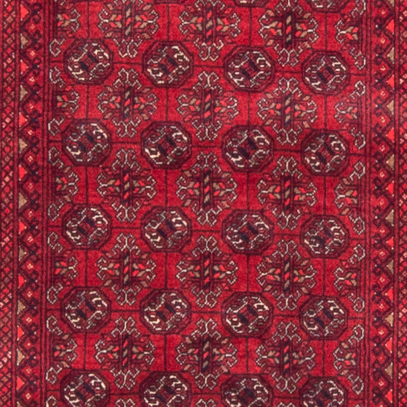 Runner Afghansk matta - Bukhara - 290 x 80 cm - röd